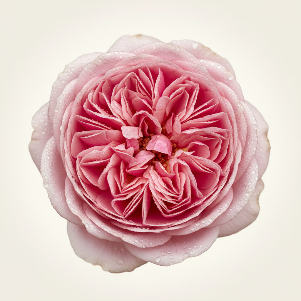 Rosa Damascena realistica